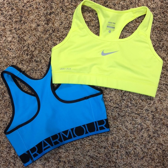 Nike Other - Two Sports bras Nike/UA